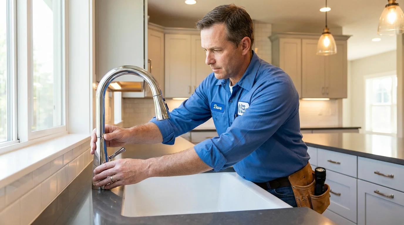 Kitchen faucet installation by Johns Plumbing LLC in Fort Collins
