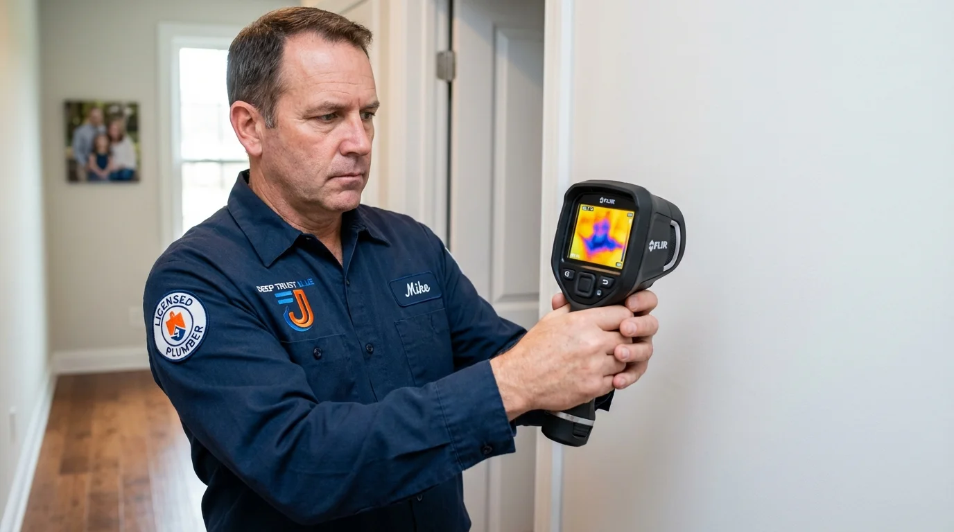 Thermal imaging leak detection by Johns Plumbing LLC in Fort Collins